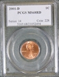 2001-D 1C MS68RD