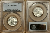 1935-D 25C MS64+