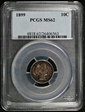 1899 10C MS62