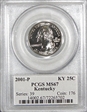 2001-P 25C Kentucky MS67