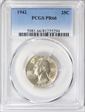 1942 25C PR66