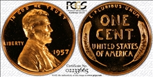 1957 1C PR67CAM
