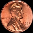 1957 1C MS66RD