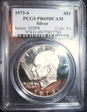 1973-S $1 Silver PR69DCAM