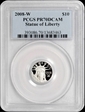 2008-W $10 Statue of Liberty PR70DCAM