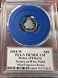 2004-W $10 Statue of Liberty Mint Engravers Series Mercanti Flag PR70DCAM