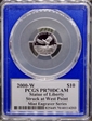 2000-W $10 Statue of Liberty Mercanti Flag Mint Engravers Series PR70DCAM