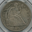 1871-CC $1 AU58