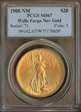 1908 $20 No Motto - Wells Fargo MS67