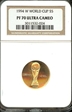 1994-W $5 World Cup PR70DCAM