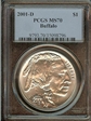 2001-D $1 Buffalo MS70
