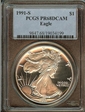 1991-S $1 Silver Eagle PR68DCAM