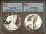 2012-S $1 Silver Eagle Rev PR  75th Anniversary SF Mint Set First Strike PR69