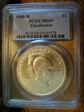 1990-W $1 Eisenhower MS69