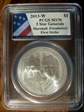 2013-W $1 5 Star Generals Marshall, Eisenhower - First Strike MS70