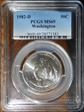 1982-D 50C Washington MS69