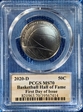 2020-D 50C Basketball Hall of Fame First Day of Issue MS70