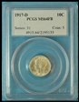 1917-D 10C MS64FB