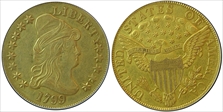 1799 $10 Large Stars Obverse AU50