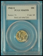 1942-S 10C MS65FB