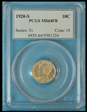1920-S 10C MS64FB