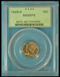 1929-D 10C MS65FB