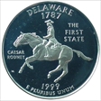 1999-S 25C Delaware Silver PR69DCAM