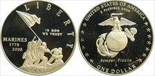 2005-P $1 Marine Corps PR70DCAM