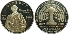 2004-P $1 Edison PR70DCAM