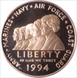 1994-P $1 Women Military PR70DCAM