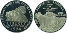 1994-P $1 Women Military PR70DCAM