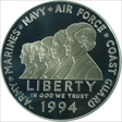 1994-P $1 Women Military PR70DCAM