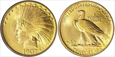 1907 $10 Indian MS66