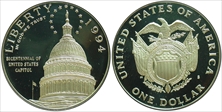 1994-S $1 Capitol PR70DCAM