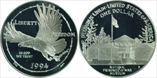 1994-P $1 P. O. W. PR70DCAM