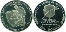 1997-P $1 Officers PR70DCAM