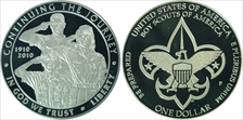 2010-P $1 Boy Scouts of America PR70DCAM