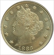 1883 5C With CENTS MS64