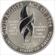 2014-P $1 Civil Rights Act of 1964 First Strike PR70DCAM