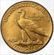 1907 $10 Indian, Wire Rim MS64