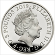 2019 £5 200th Ann. Queen Victoria Pft Ag PR70DCAM