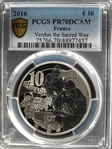 2016 € 10 Verdun the Sacred Way PR70DCAM