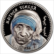 2022 1000 T Mother Teresa Ag High Relief First Day of issue PR70DCAM