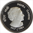 (1985)-B 5 Rup Indira Gandhi PR69DCAM