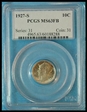 1927-S 10C MS63FB