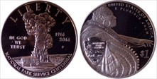2016-P $1 100th Anniv. Nat'l Parks First Strike PR70DCAM