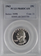 1963 25C PR68DCAM
