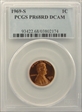 1969-S 1C PR68DCAM