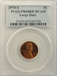 1970-S 1C Large Date PR68DCAM