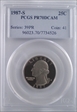 1987-S 25C PR70DCAM
